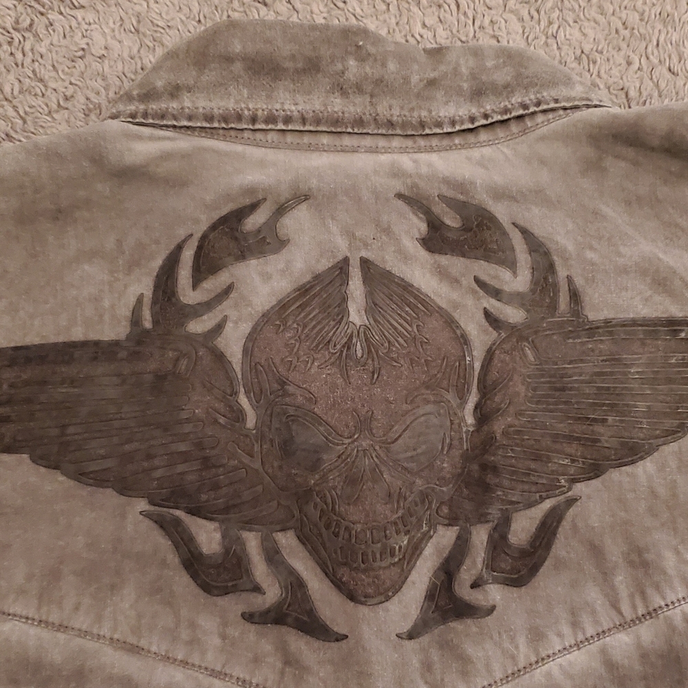 Harley Davidson snap down shirt